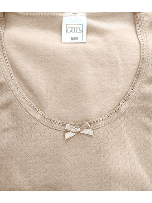 Camisola de interior 100% algodão - pack de 3