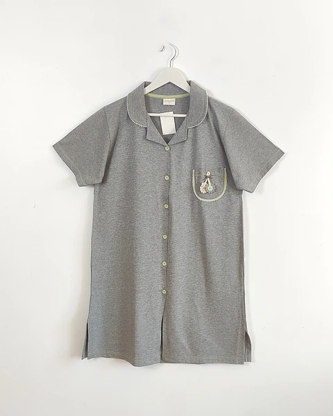Túnica/Camiseiro para mulher cor cinza