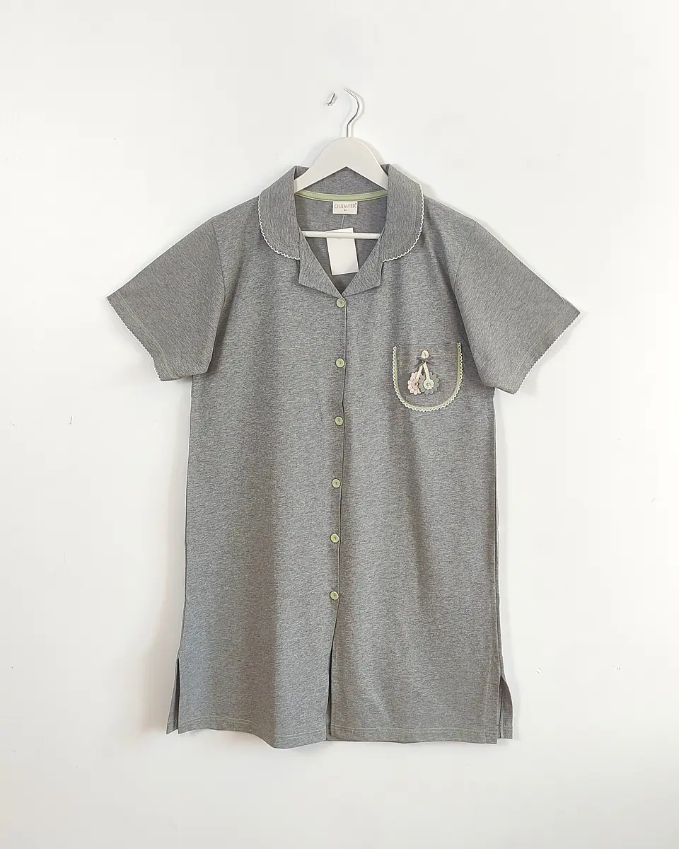 Túnica/Camiseiro para mulher cor cinza 1