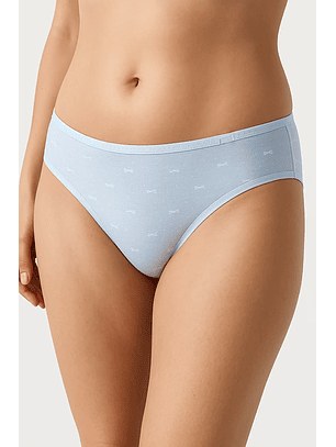 Bikini de algodão estampado 