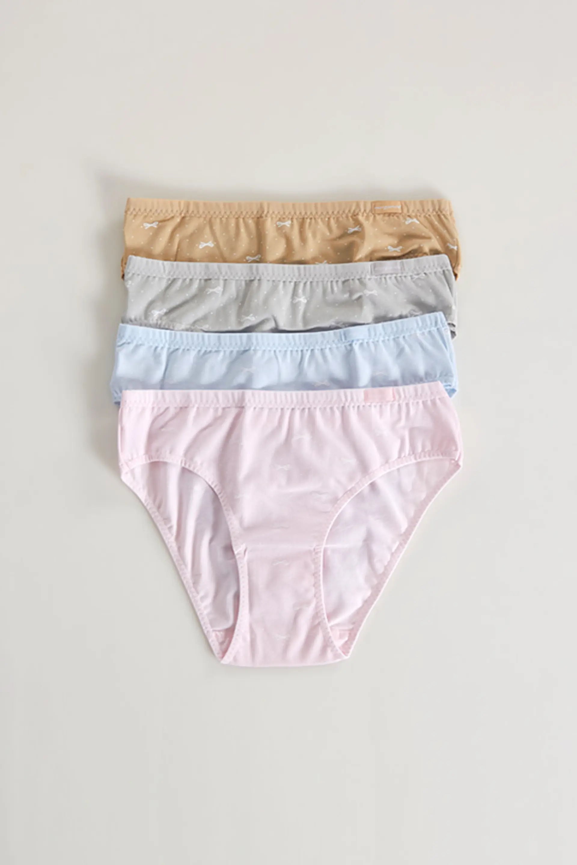 Bikini de algodão estampado 