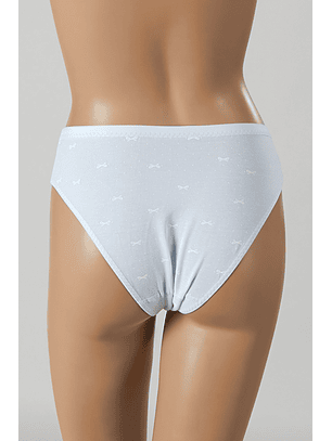 Bikini de algodão estampado 