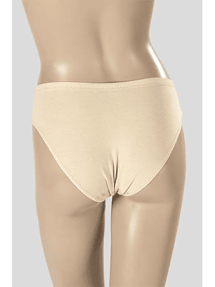 Bikini de algodão liso marca Margarida - Pack de 4