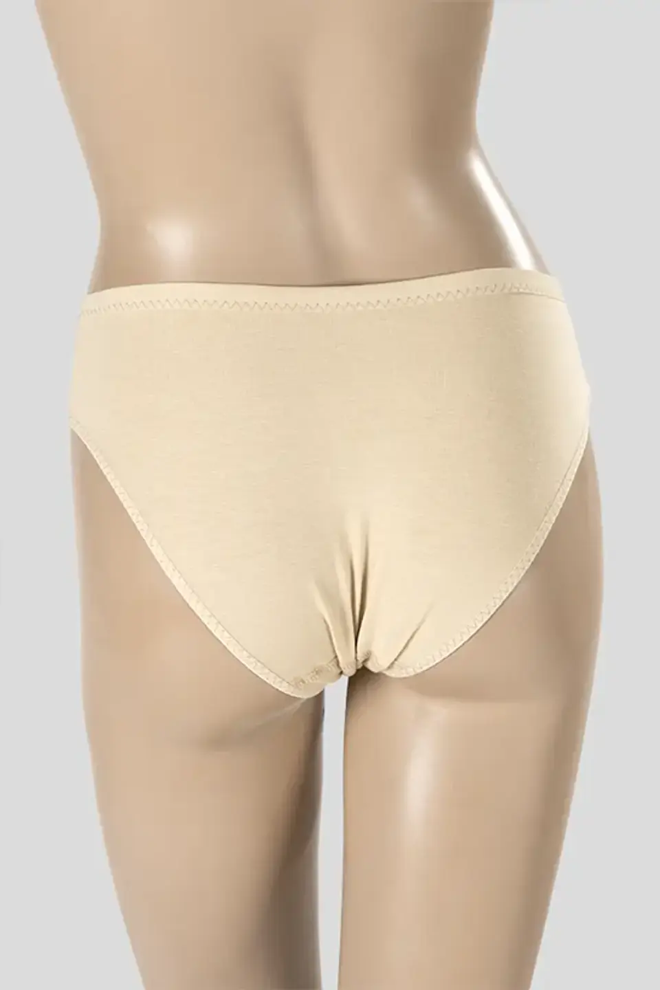Bikini de algodão liso marca Margarida - Pack de 4 2