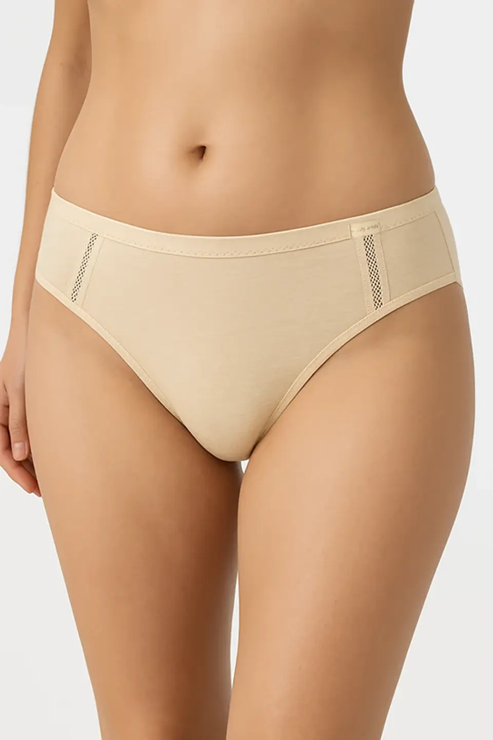 Bikini de algodão liso marca Margarida - Pack de 4 1