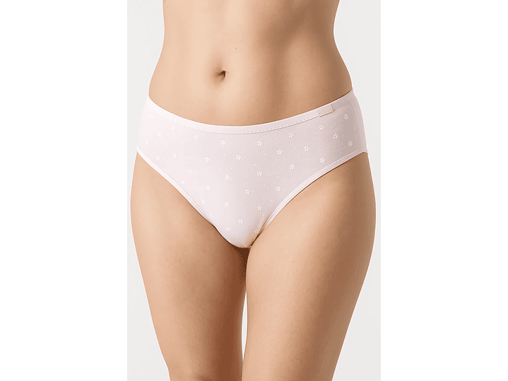 Bikini de algodão estampado 