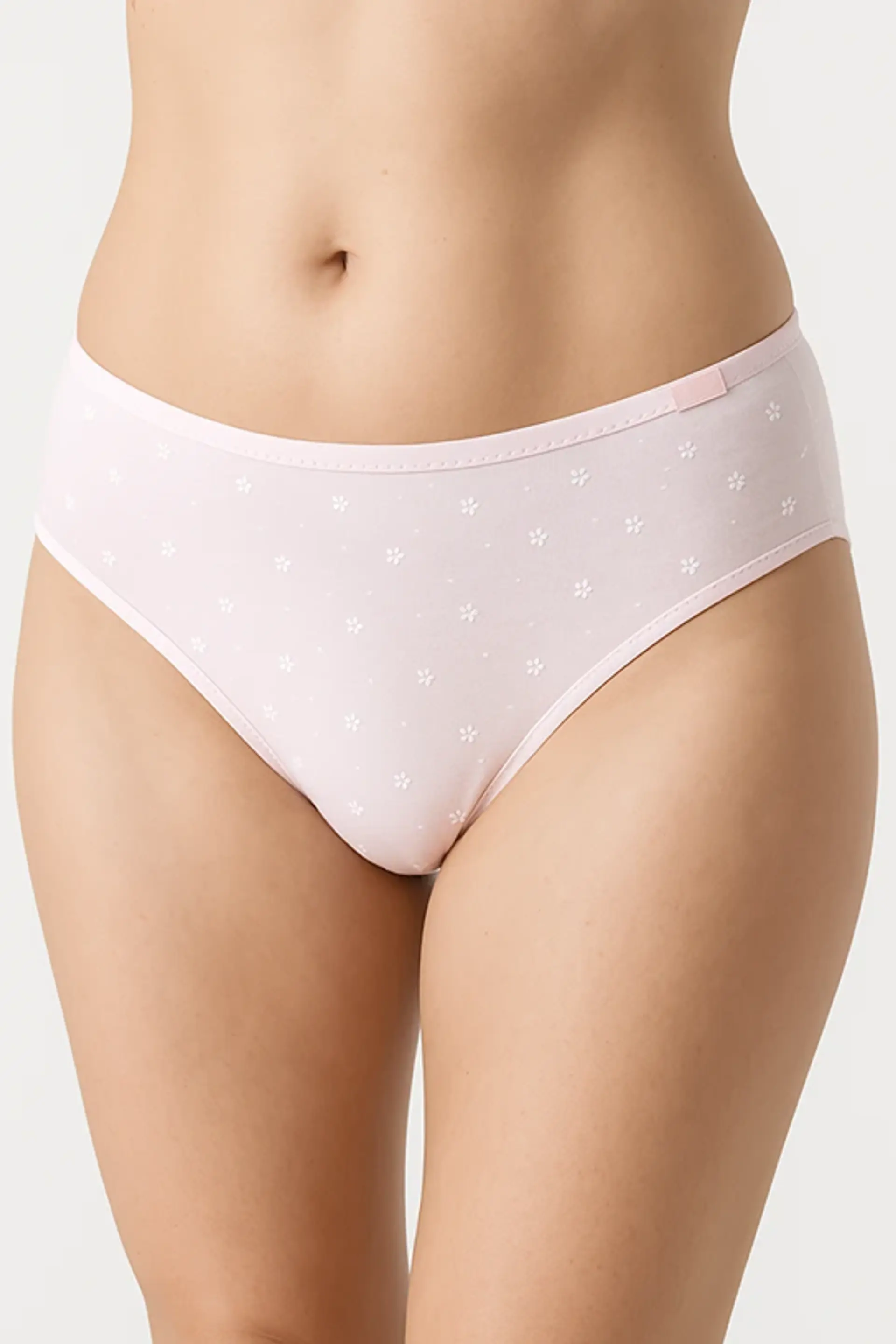 Bikini de algodão estampado 
