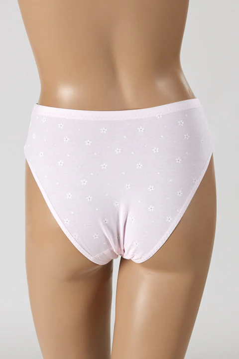 Bikini de algodão estampado "malmequer" marca Margarida - pack de 4