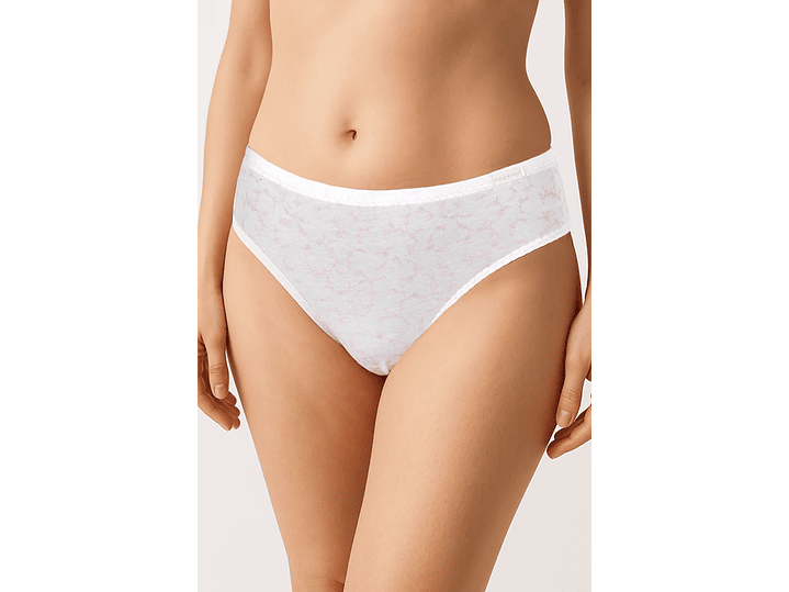 Biquini de algodão estampado 