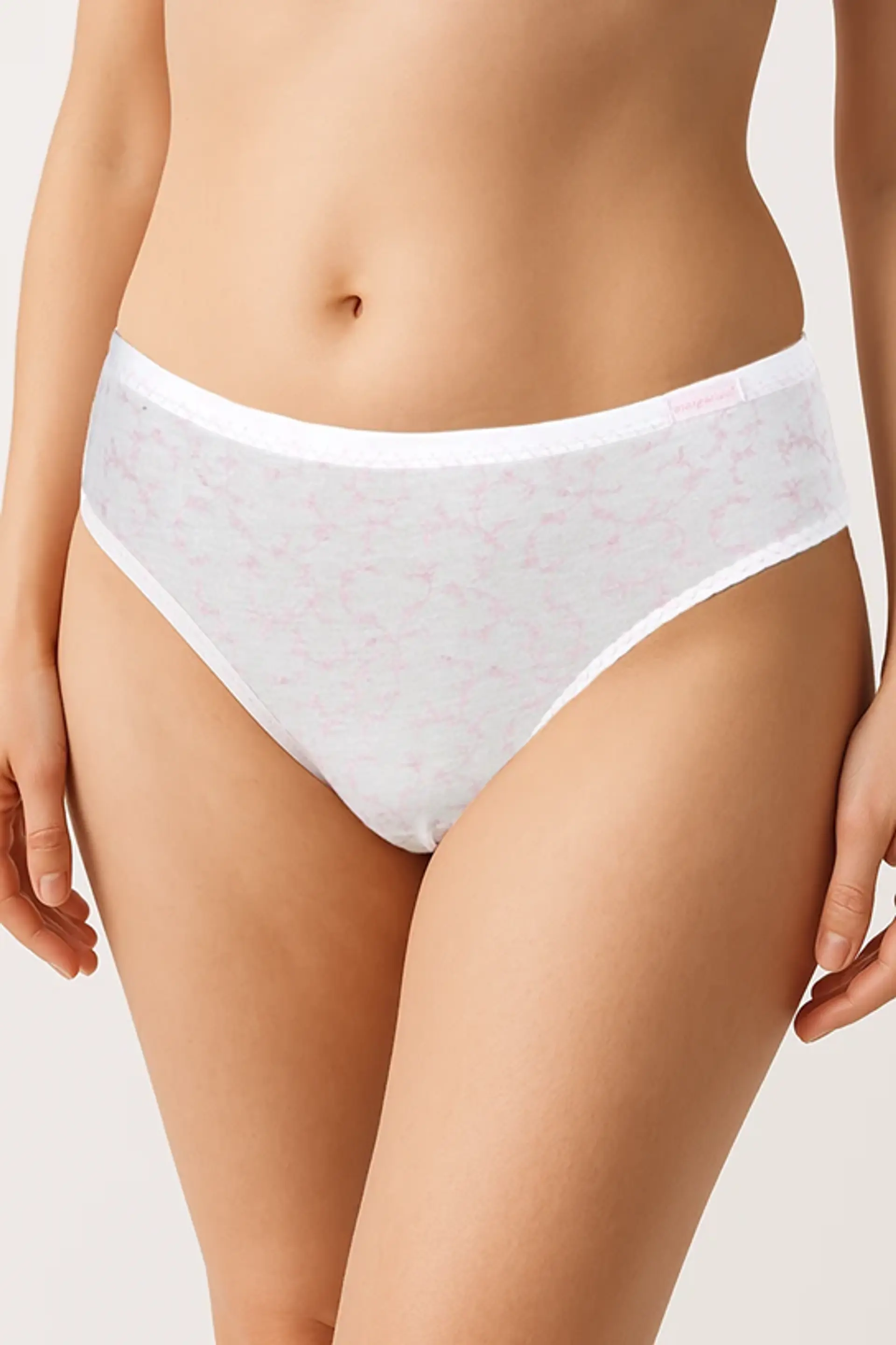 Biquini de algodão estampado 