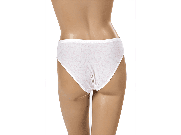 Biquini de algodão estampado 