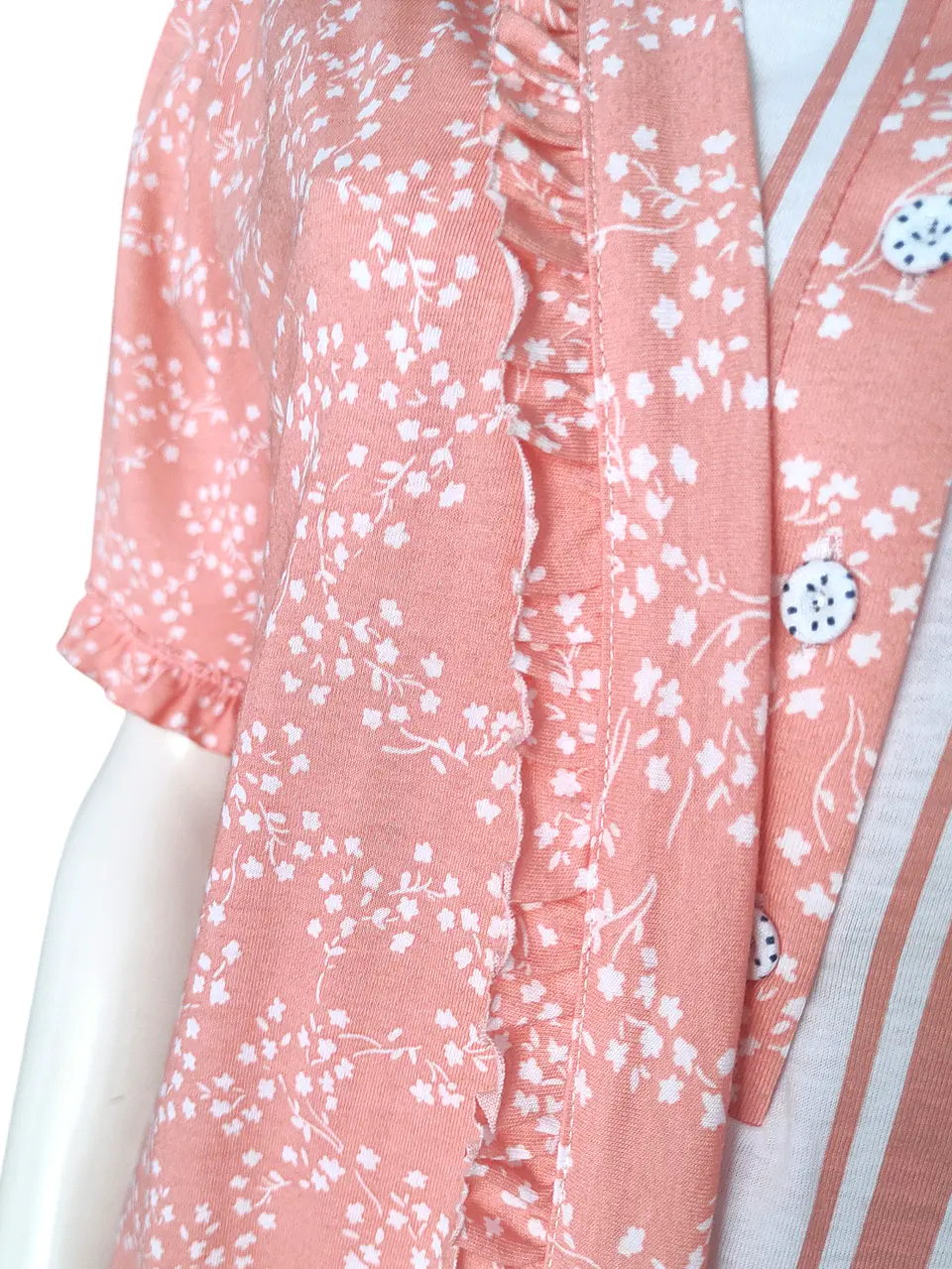 Conjunto de robe e túnica de algodão 4