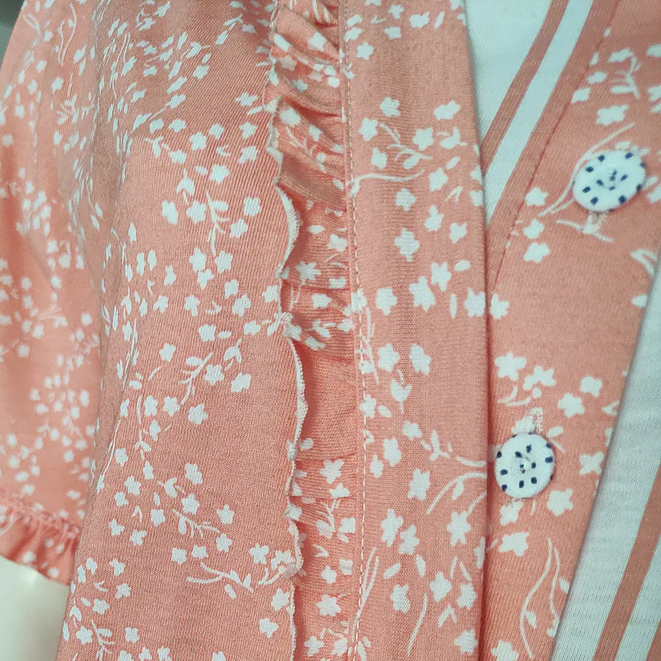 Conjunto de robe e túnica de algodão 6