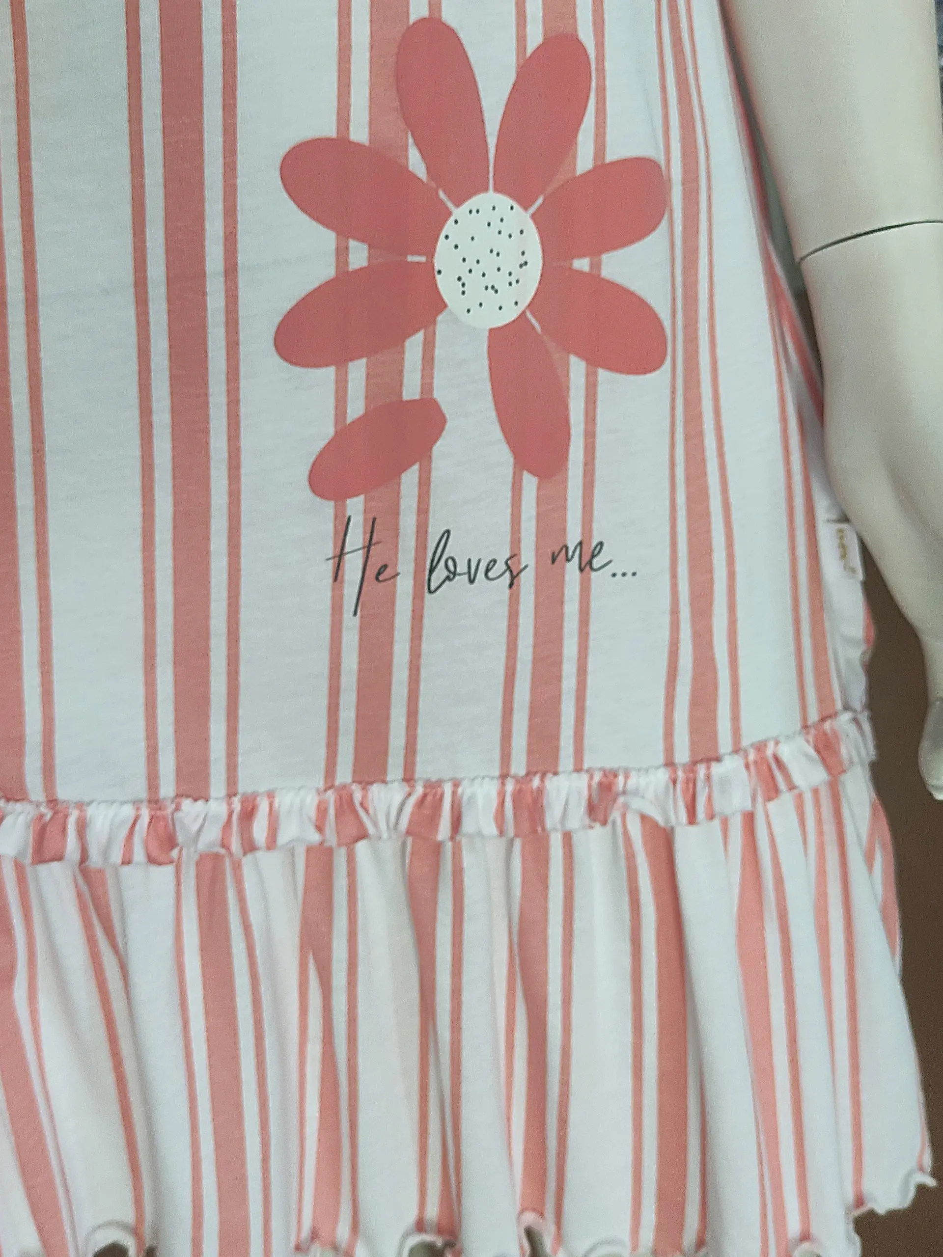 Conjunto de robe e túnica de algodão 8