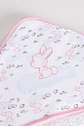 Toalha de banho estampada Coelhos - 80x80 cm - Thumbnail 2