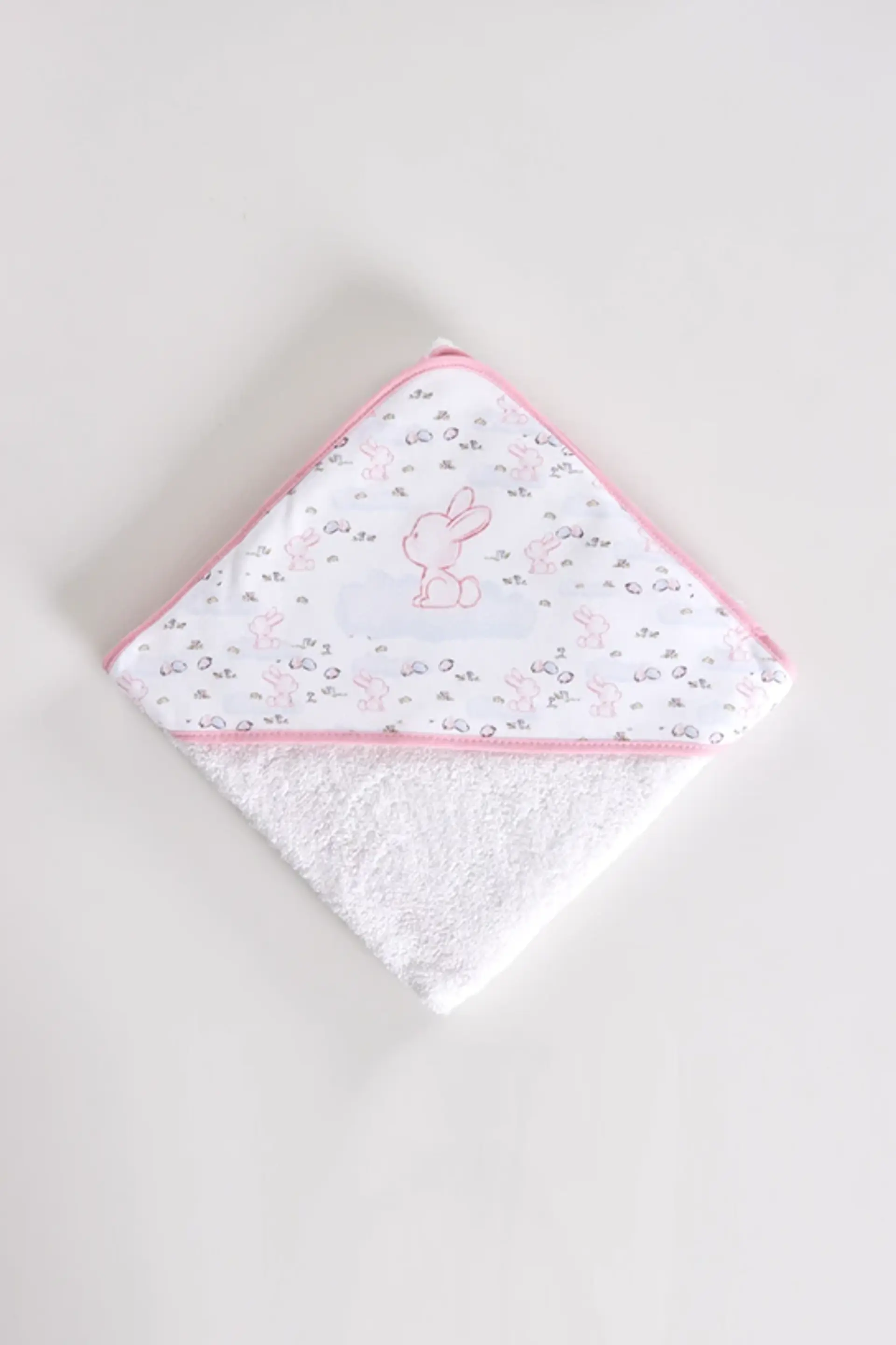 Toalha de banho estampada Coelhos - 80x80 cm 1