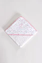 Toalha de banho estampada Coelhos - 80x80 cm - Thumbnail 1