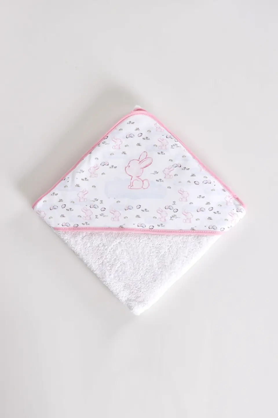 Toalha de banho estampada Coelhos - 80x80 cm 1
