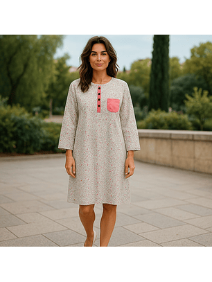 Túnica de mulher manga comprida