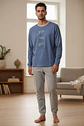 Pijama de homem em algodão 