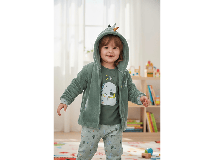 Pijama de bebé “Dino” – 100% Algodão 2