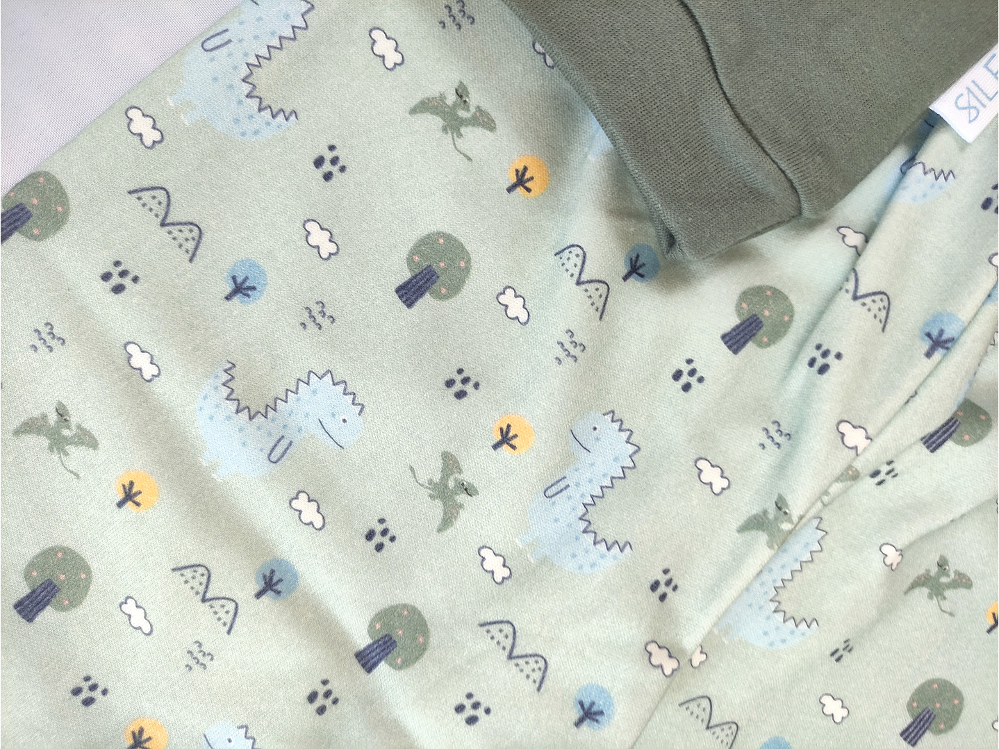 Pijama de bebé “Dino” – 100% Algodão 5