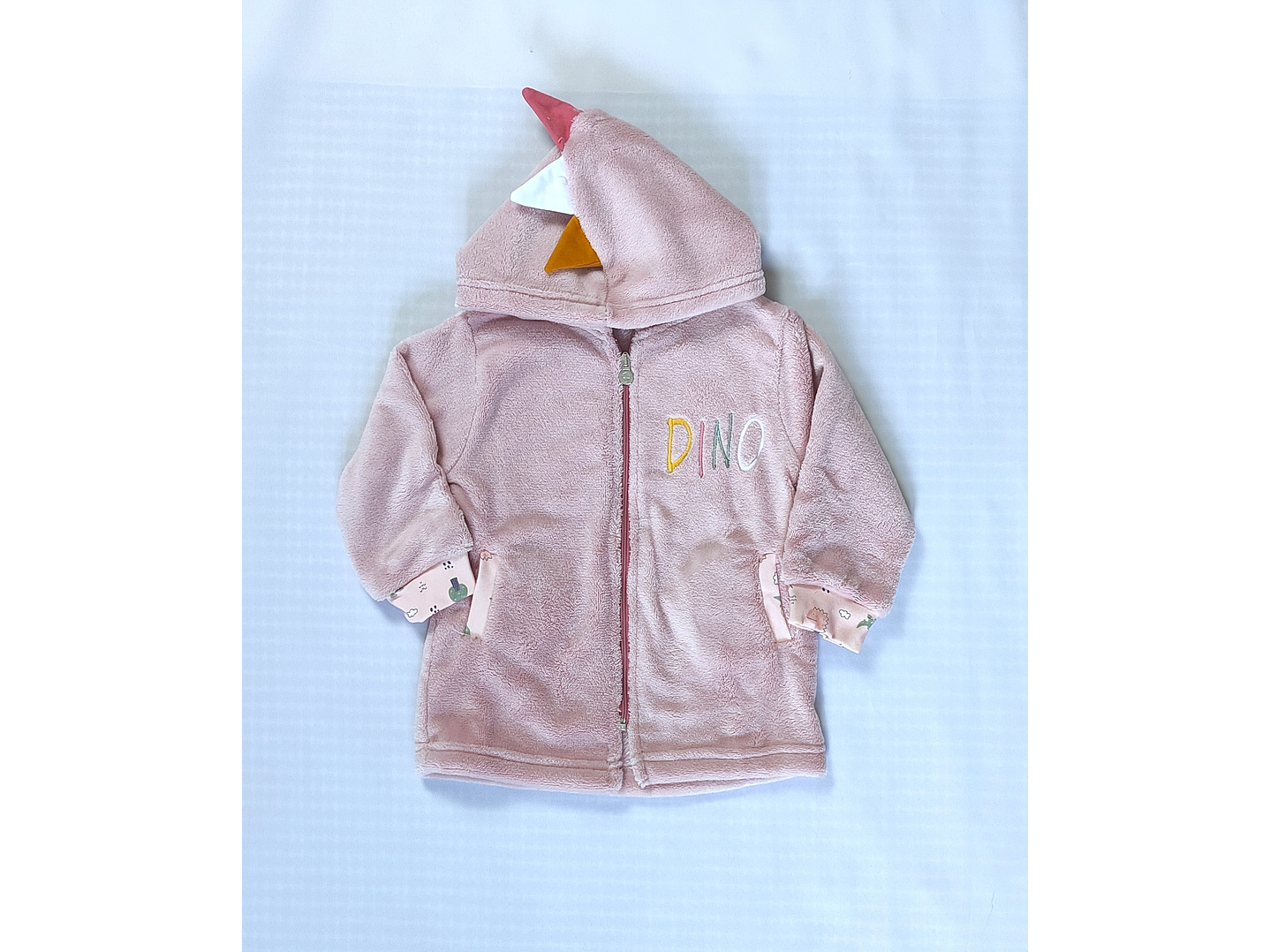 Casaco de bebé com fecho e capuz - 