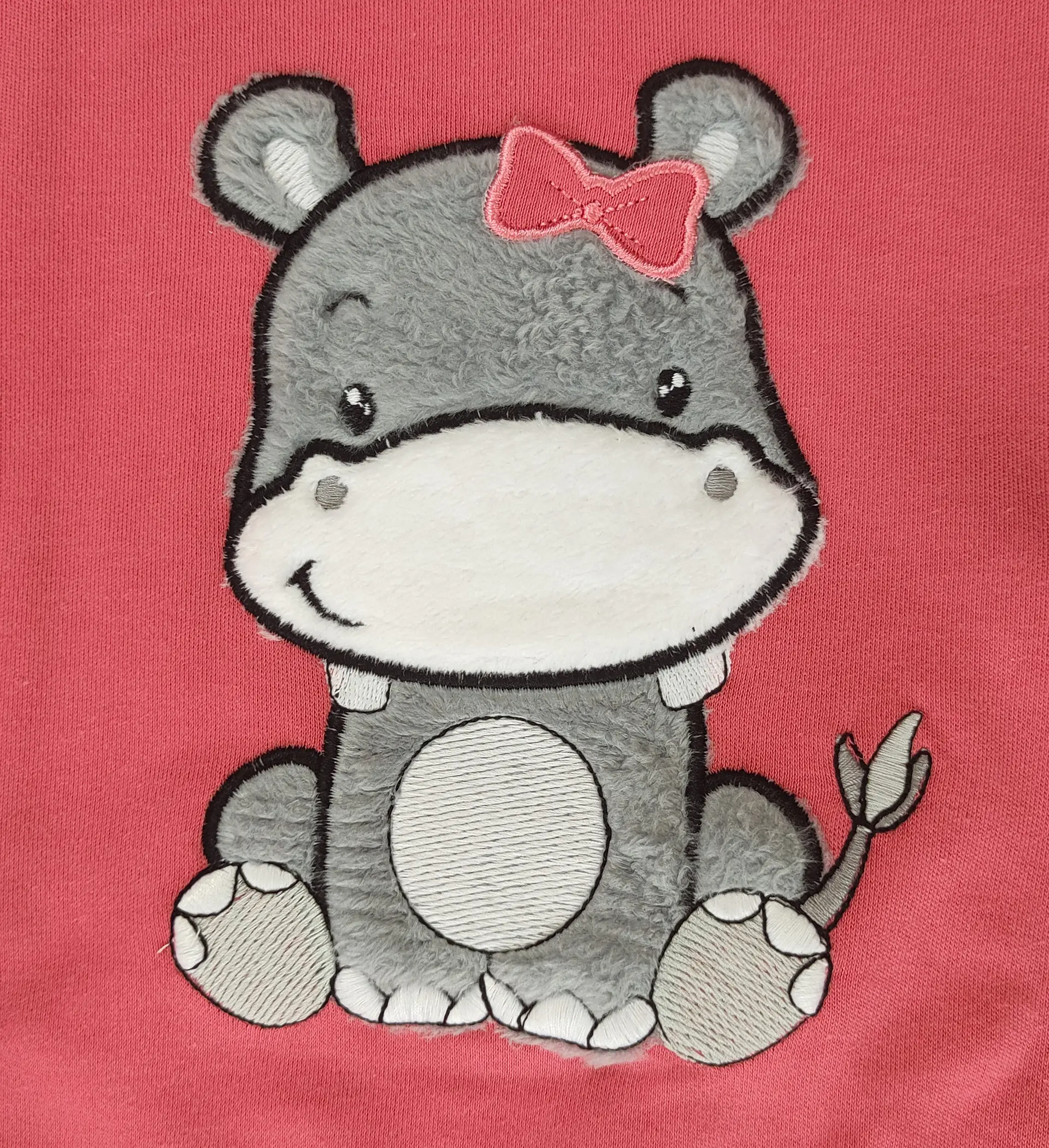 Pijama de bebé “Hipopótamo” – 100% Algodão (com carda) 4