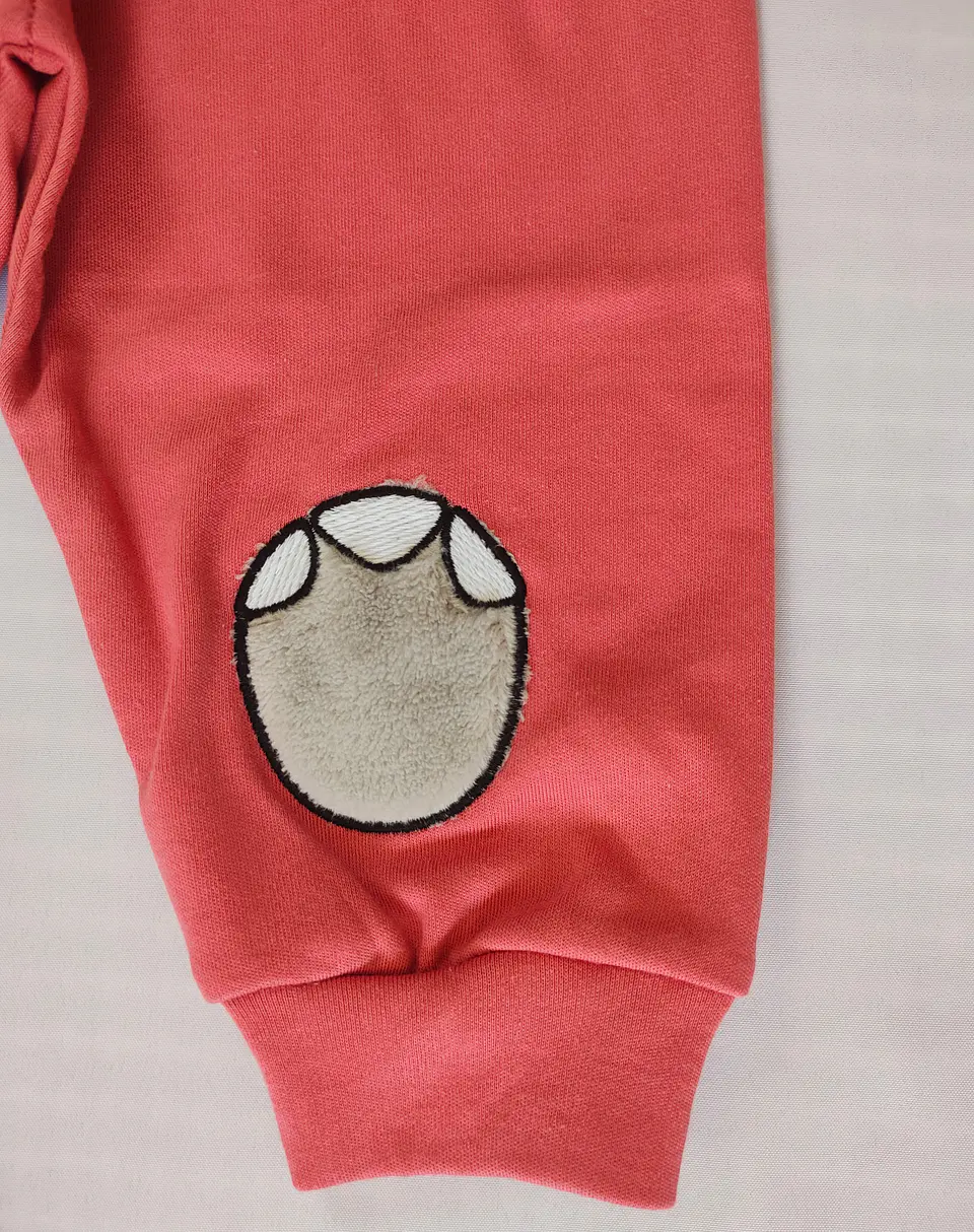 Pijama de bebé “Hipopótamo” – 100% Algodão (com carda) 5
