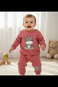Pijama de bebé “Hipopótamo” – 100% Algodão (com carda) - Thumbnail 1
