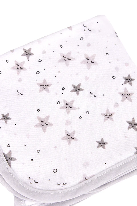Fralda em algodão "Estrelinhas"