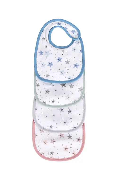 Babete de mola "estrelinhas" - Pack de 2 