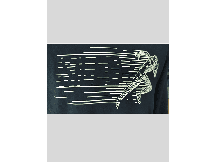 Pijama de homem em algodão com calça ao xadrez - marinho 3