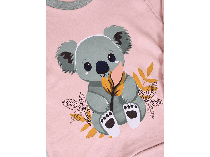 Pijama de criança em algodão cardado - Koala 3