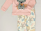 Pijama de criança em algodão cardado - Koala - Thumbnail 2