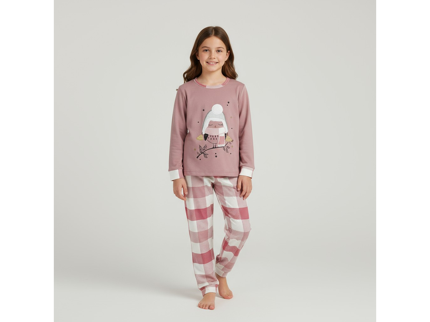 Pijama de criança em algodão -  com venda para os olhos 2