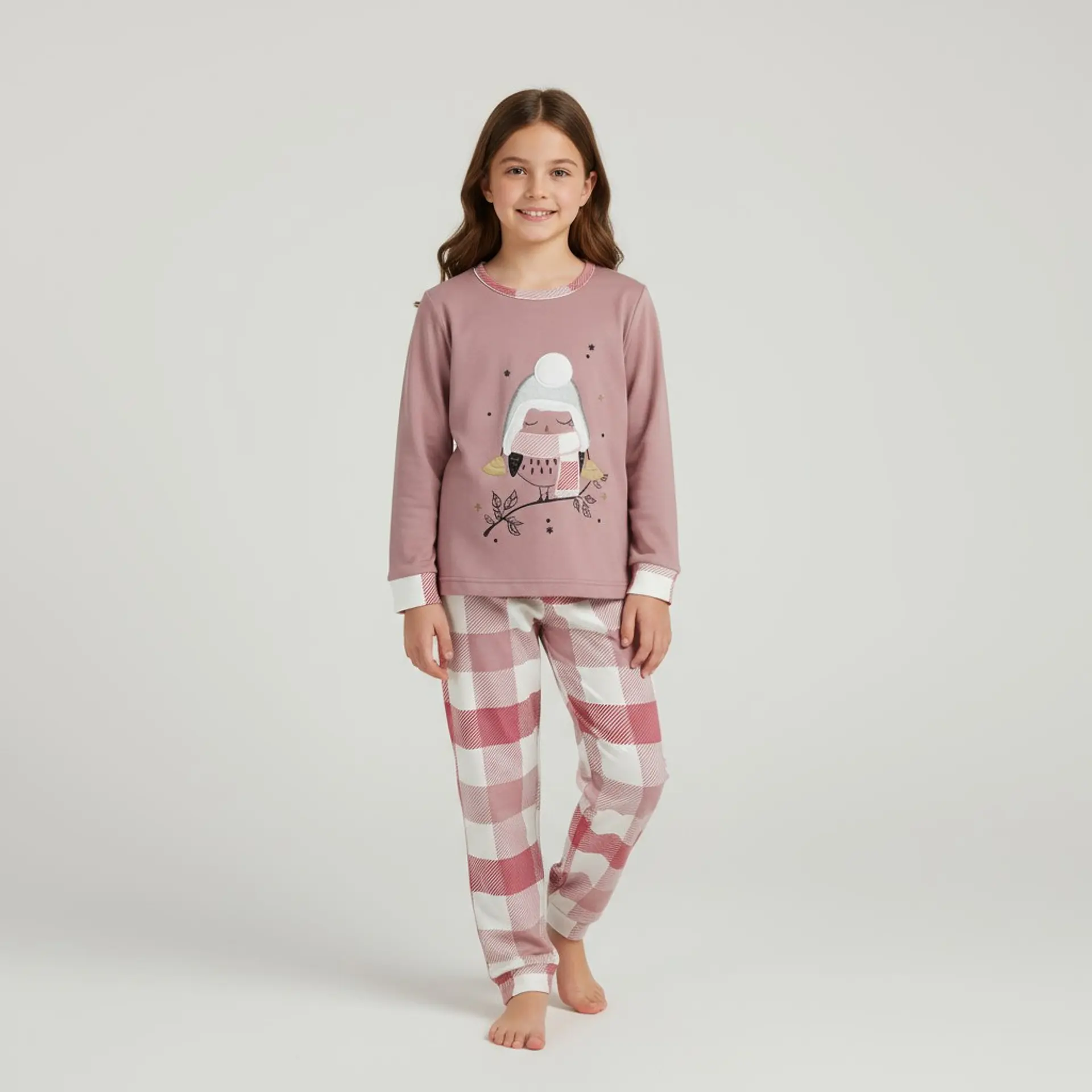Pijama de criança em algodão -  com venda para os olhos 2