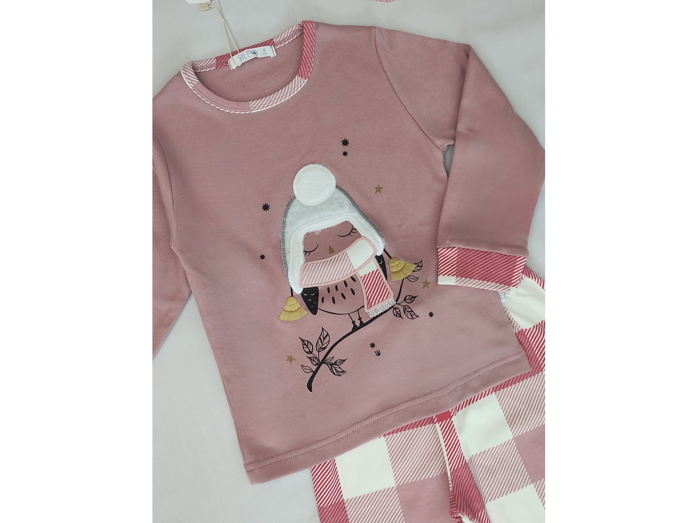 Pijama de criança em algodão -  com venda para os olhos 5