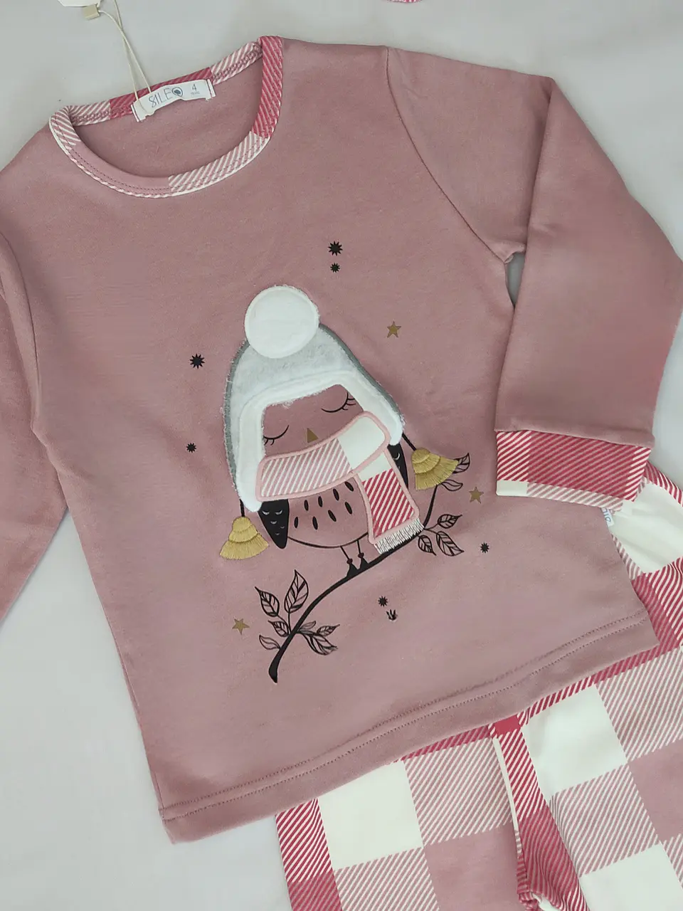 Pijama de criança em algodão -  com venda para os olhos 5