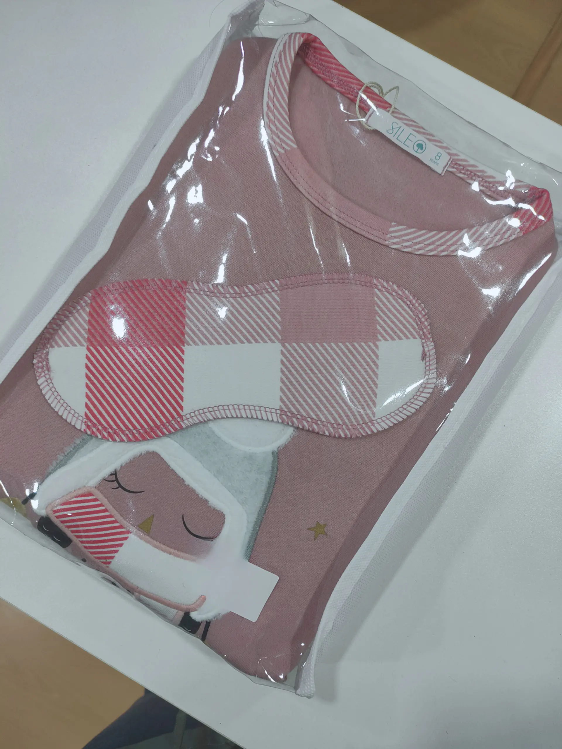Pijama de criança em algodão -  com venda para os olhos 11