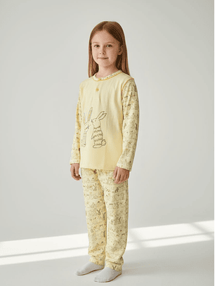 Pijama de criança - coelhinhos