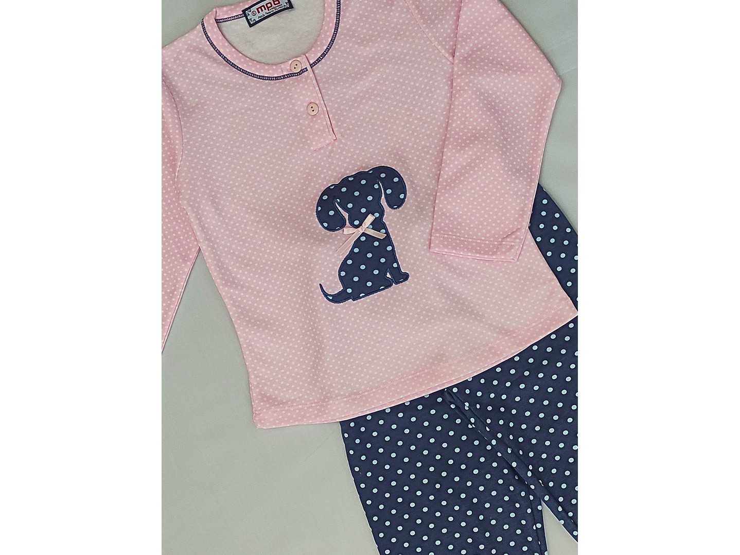 Pijama de criança cardado - cãozinho 2