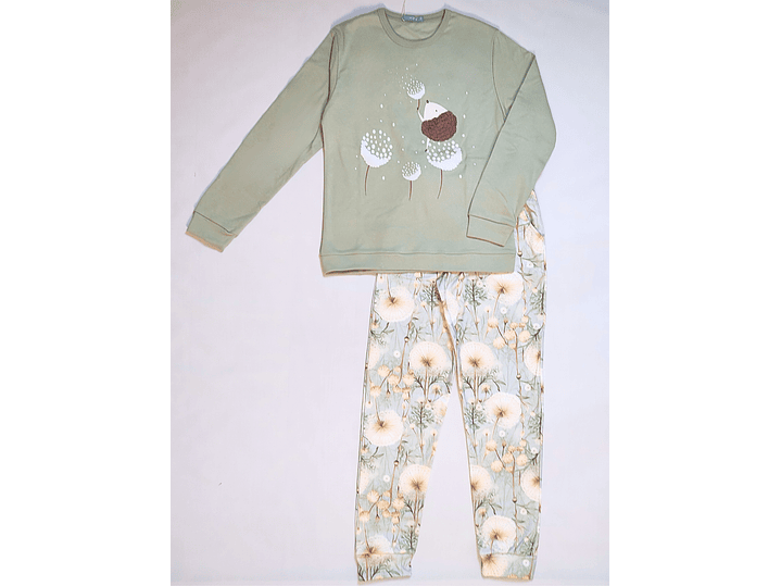 Pijama 100% Algodão com Estampado de Ouriço 4