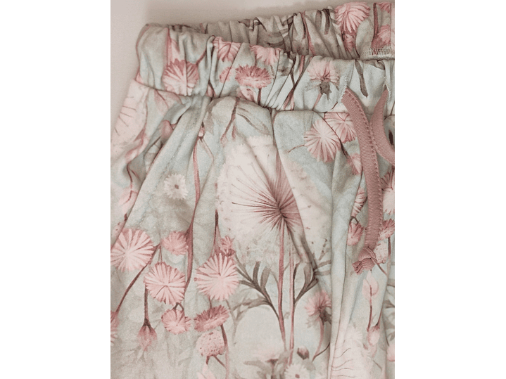 Pijama 100% Algodão Cardado com Estampado de Ouriço (rosa velho) 5