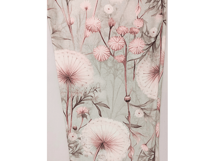 Pijama 100% Algodão Cardado com Estampado de Ouriço (rosa velho) 6