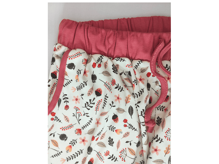 Pijama 100% Algodão Cardado com Bordado de Raposa 3