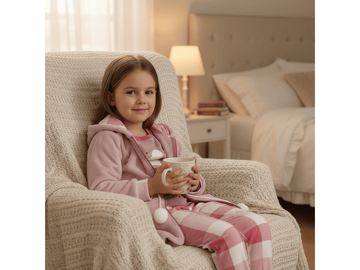 Pijama de criança em algodão -  com venda para os olhos 3