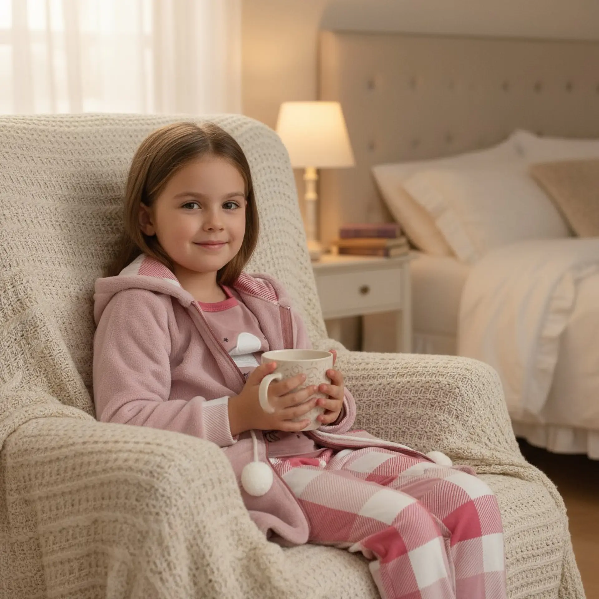 Pijama de criança em algodão -  com venda para os olhos 3