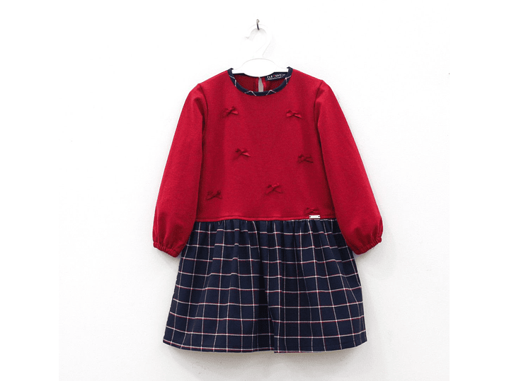 Vestido lacinhos e xadrez 2