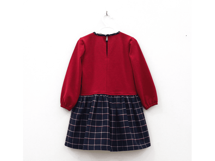 Vestido lacinhos e xadrez 3